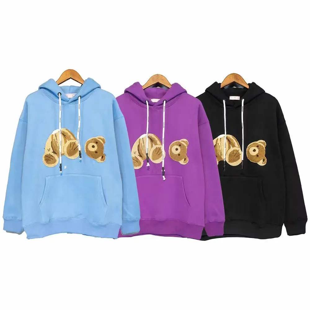 Tasarımcı Erkek Hoodie Hoodies Palm Sweatshirts Erkek Kadınlar Hoodied Pullover Top Sonbahar Tasarımcı Sweatshirt Erkekler Renk Gri Siyah Kırmızı Boyut