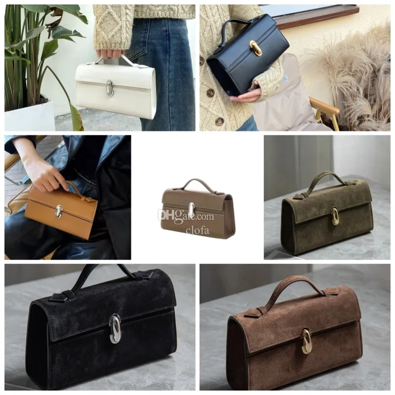 Savette Çanta Süet Pürüzsüz Deri Çanta Tasarımcısı Retro debriyaj Çantası Kadın Totes Simetri Tek Omuz Crossbody Çantalar