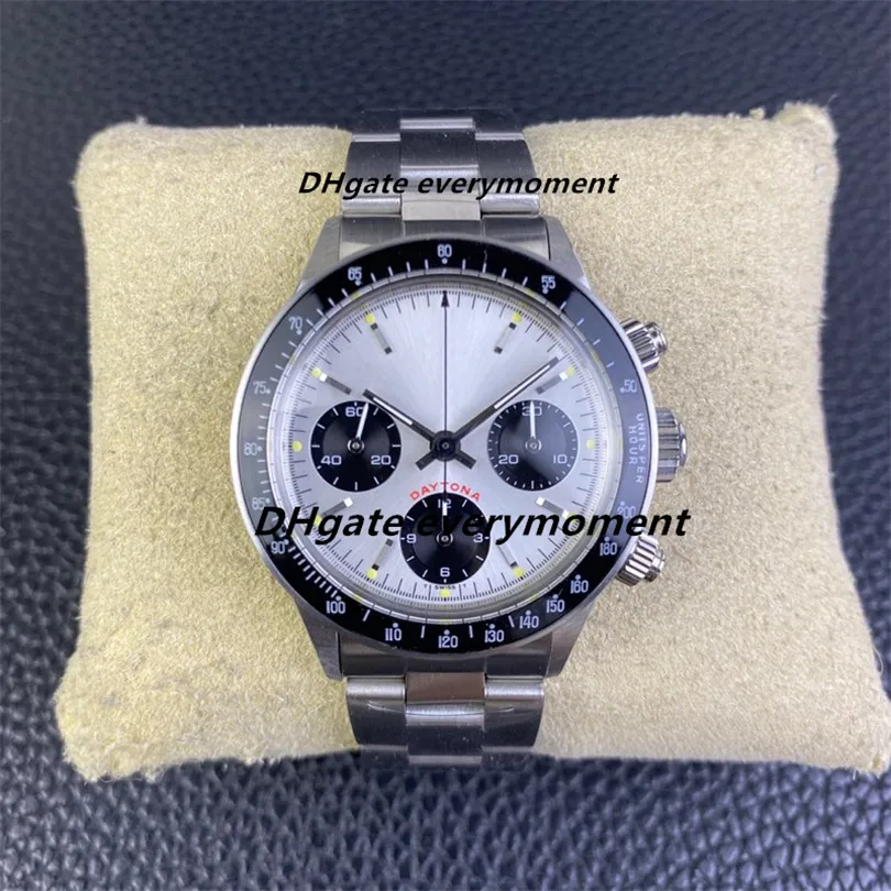 Klasyczny zegarek vintage ręczny łańcuch 40 mm mechaniczne zegarki męskie ns produkowane luksusowe wodoodporne zegarek