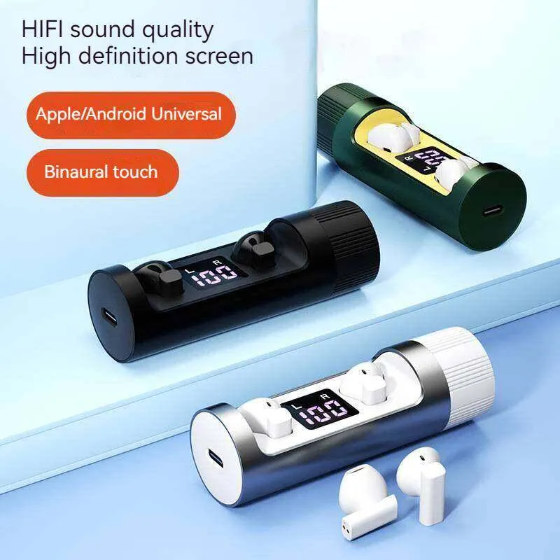 K6 TWS Bluetooth Headset Metal Rotating Low Latency Wireless In Ear Best Gaming Bluetooth Earphones With Digital Display TPC Fast Charging From Sansum 11.2 DHgate.Com