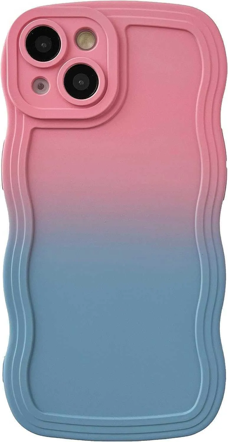 Designer TEON CASE COLD Curly Wave Ramka miękka kompatybilna z iPhone'em Przyjazna dla skóry miękka case13shock odporna na 12 34GDH