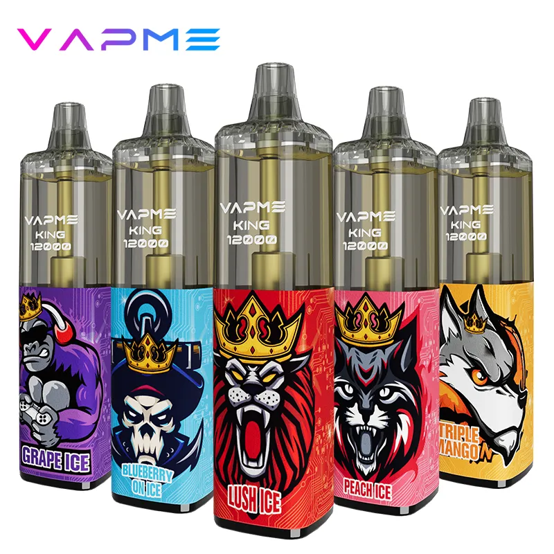 100 Original VAPME KING 12000 Puffs E Cigarettes Disposable Vape Pen