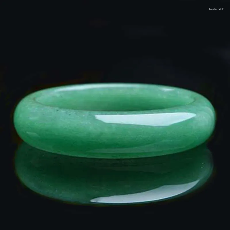 Bangle natuurlijke Dongling Jade spinazie groene armband