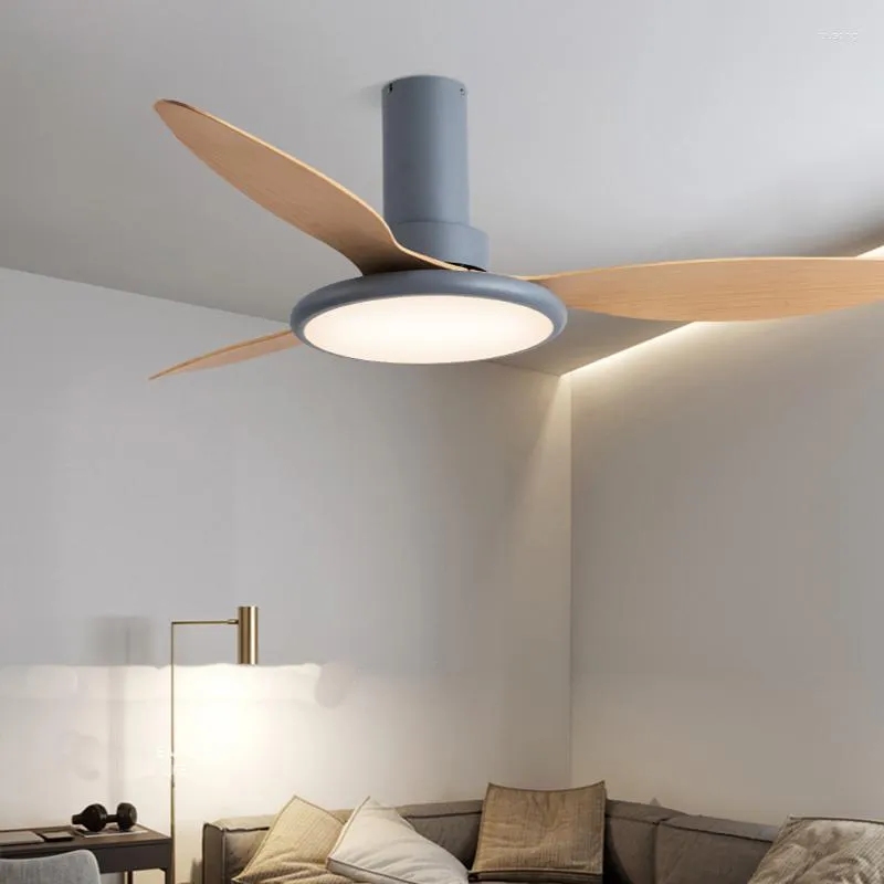 Ceiling Fans Modern LED Fan With Remote Control Light For Dining Living Room Bedroom Frequence Conversion Ventilador De Teto 220V