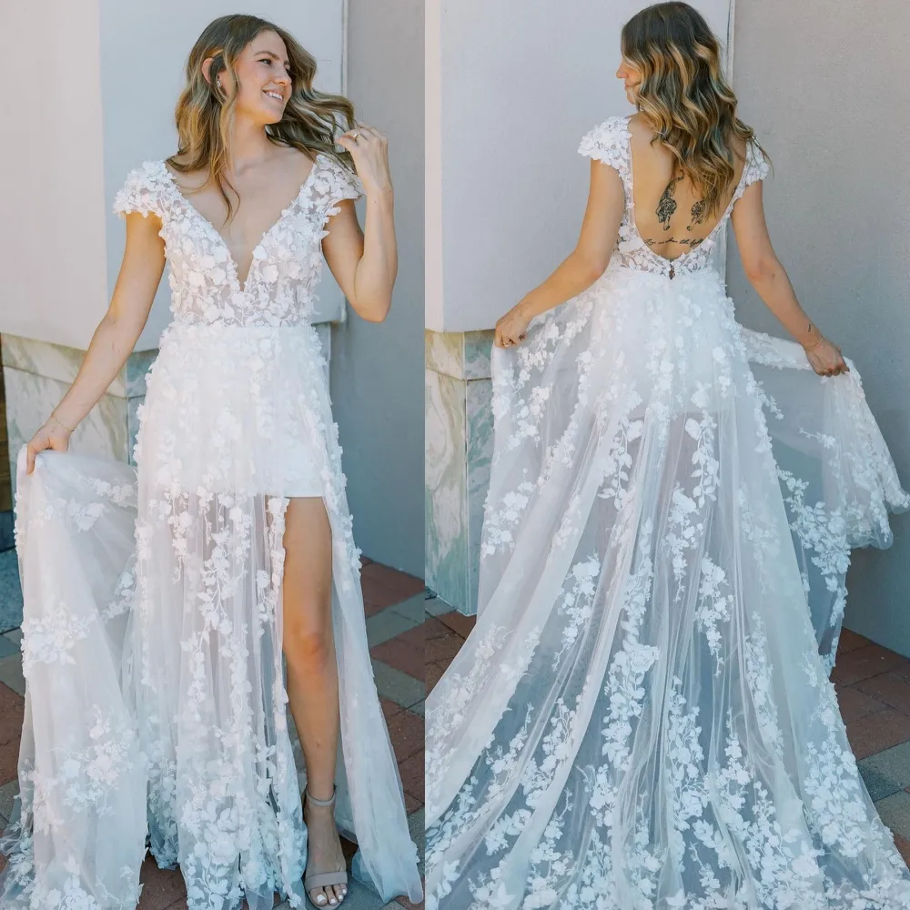 Formal Wear Town And Country Bridal Boutique Bohemian Floral Hi-Lo