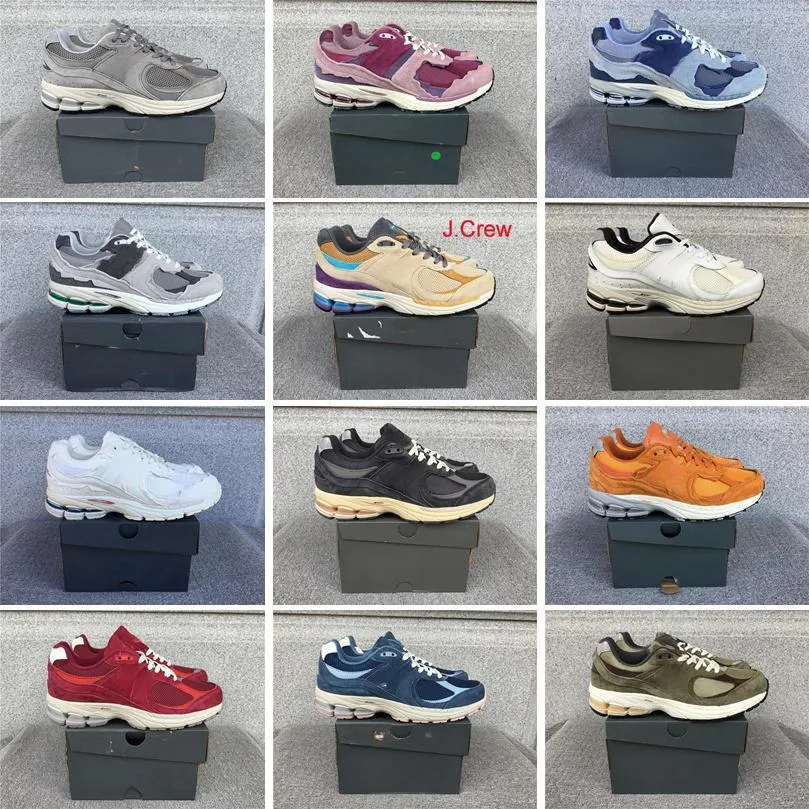 Designer Schoenen 2002R Hardloopschoenen Protection Pack Rain Cloud Phantom Sea Salt Wit Zwart INVINCIBLE olijf Donker Marine Rood Wijnblauw Gore-Tex Magneet laag uitgesneden