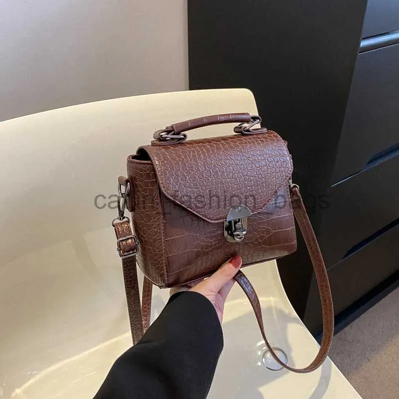 Shoulder Vintage Solid Color PU Crossbody Bags Small Square Soulder Messenger Bag Designer Ladiescatlin_fashion_bags