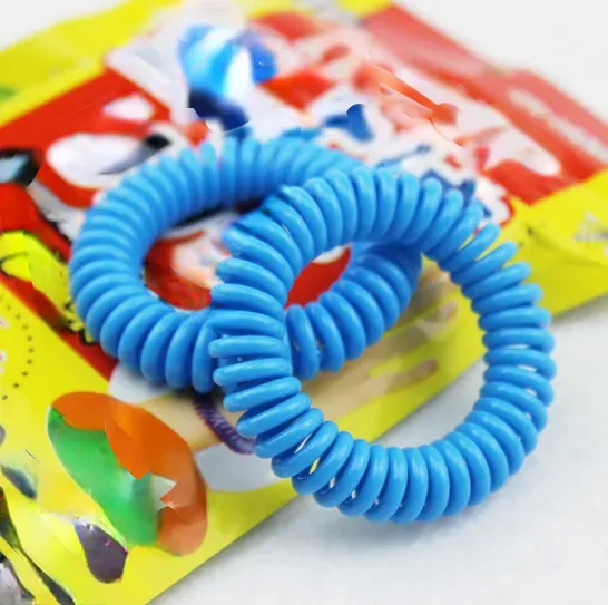 Super nice Mosquito Repellent Band Bracelets Anti Mosquito Pure Natural Baby Wristband with retail package mixed colors