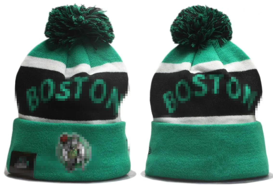 Роскошные шапки Celtics Beanie Boston дизайнерские Winter Bean для мужчин и женщин Модный дизайн вязаные шапки осенние шерстяные шапки с буквами жаккардовые унисекс теплые черепа Спортивная вязаная шапка a3