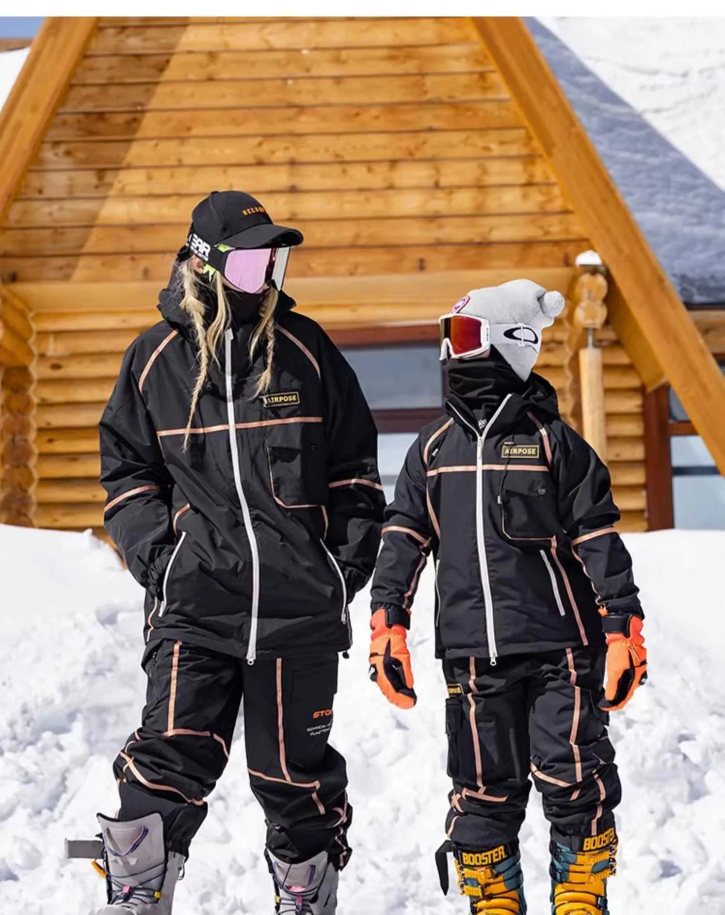 Otros Artículos Deportivos 2024 Nuevo Traje De Snowboard Mujer Hombre  Conjunto De Esquí Impermeable A Prueba