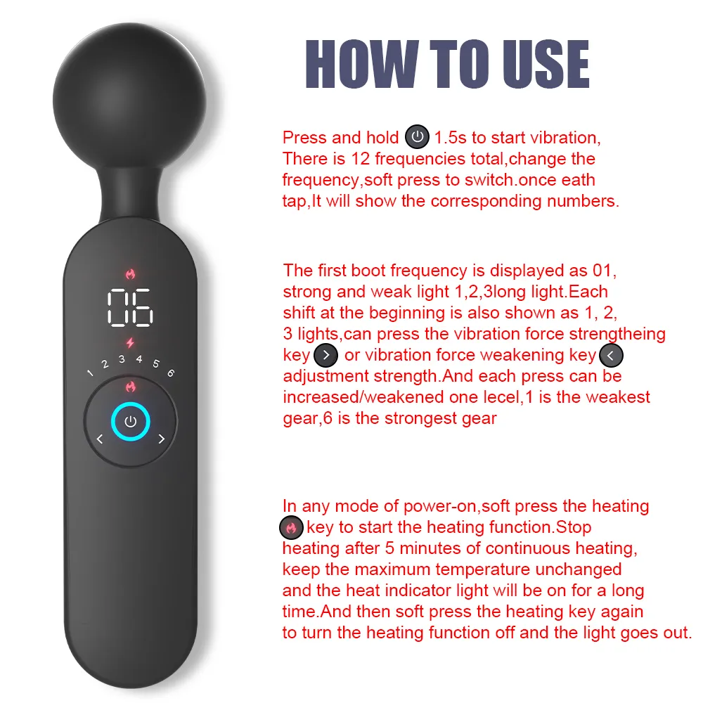 Magic wand av vibrator sterke clitoris stimulator adult massager_voghion.com