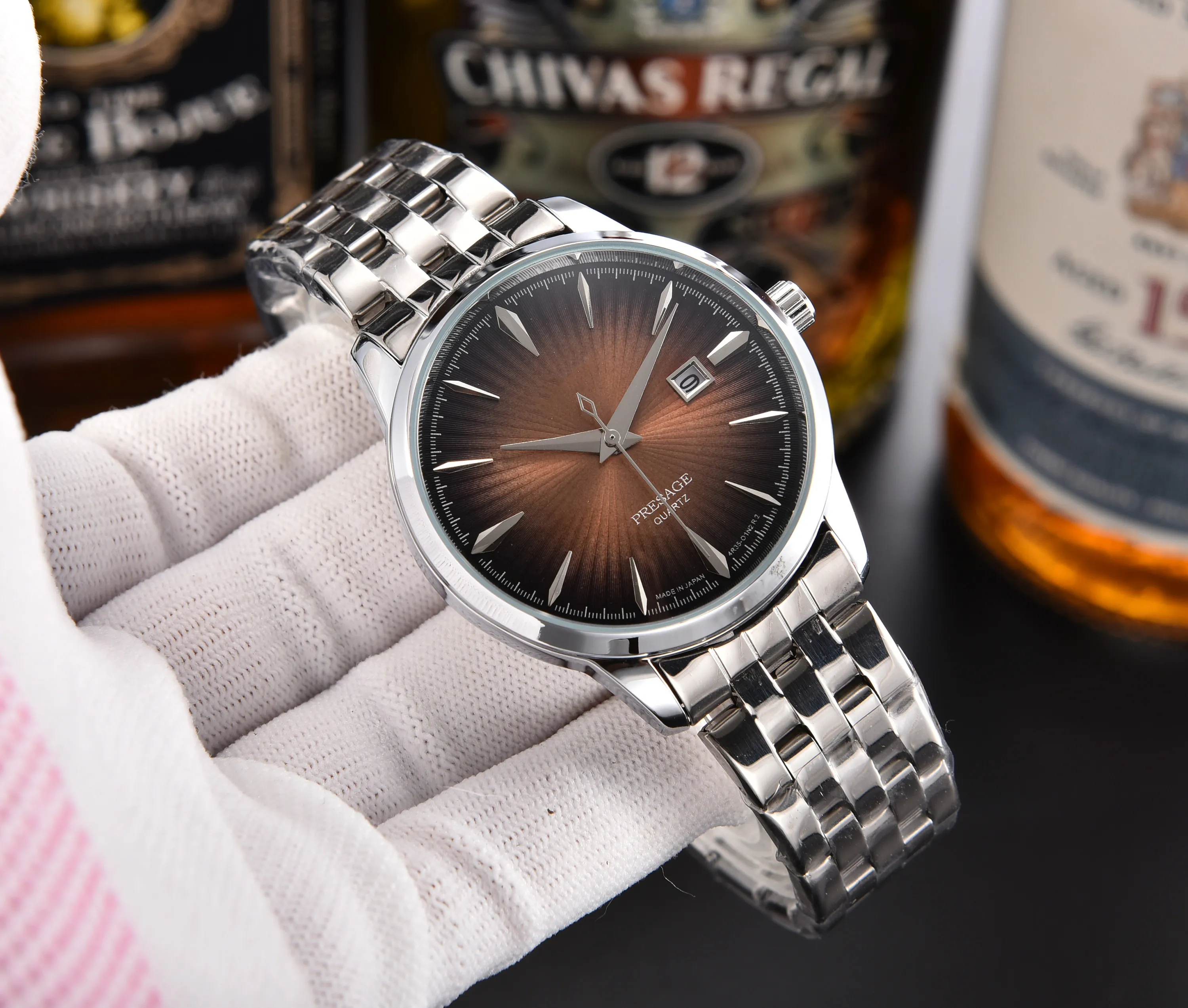 2023 Mens Seik Quartz Wrist Watch High Quality Three Needle 2023 Mens Seik Quartz Wrist Watch High Quality Three Needle