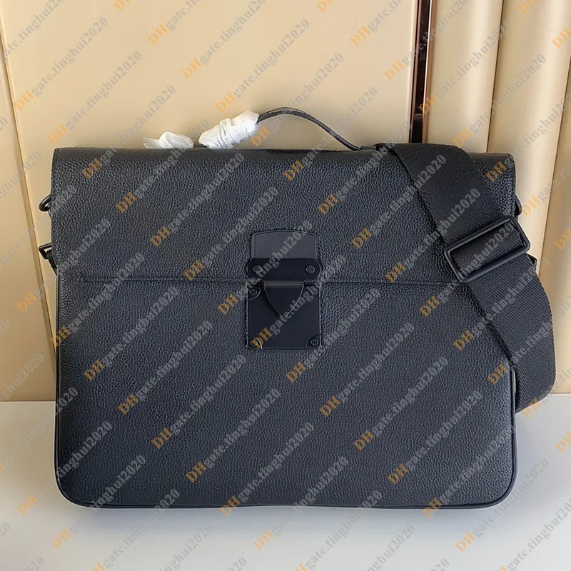 Men Designer Bags S LOCK Bags Business Bags Briefcase Travel Bag Computer Bag Duffel Bag TOTE Handbag TOP Mirror Quality M20835 Purse Pouch