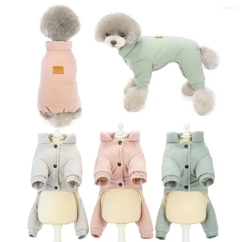 Dog Apparel Thicker For Small Dogs Overalls Pet Supplies Clothing Outfits Clothes Jumpsuit Puppy Coat Jacket