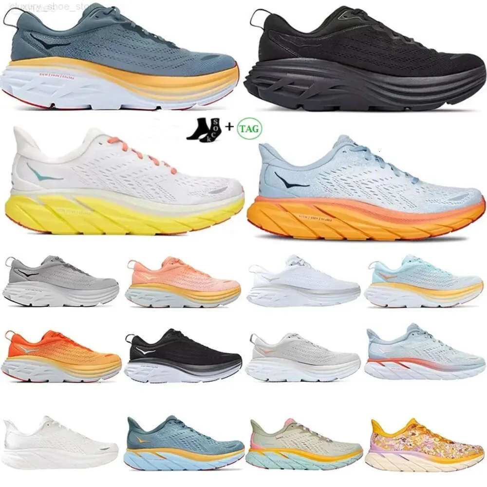 HOKA ONE Bondi 8 Clifton 9 Designer Schuhe Für Herren Und Damen, Hokas