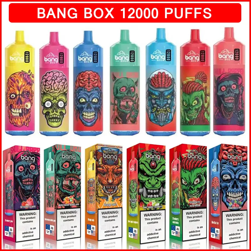 Original Bang Box 12K 12000 Puffs Vaporizers Disposable Vape Pen 12
