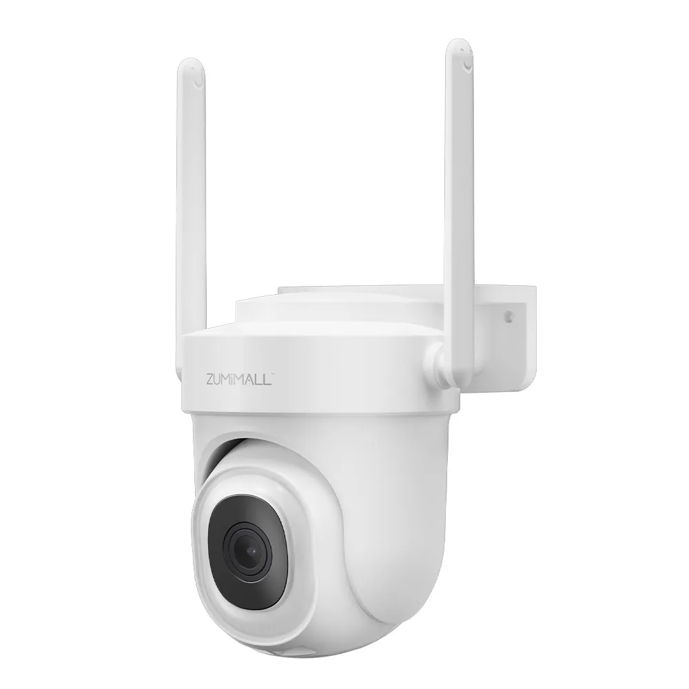 ZUMIMALL 2K Outdoor Wifi Cctv Camera Outdoor With 360° PTZ, 24/7