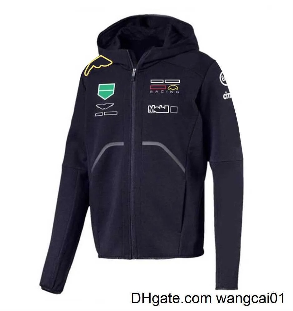 Giacche da uomo F1 Formula One Racing Suit Giacca lunga Seve Giacca a vento Primavera Autunno Inverno Team 2021 Nuova giacca Maglione caldo Personalizzazione 0406H23