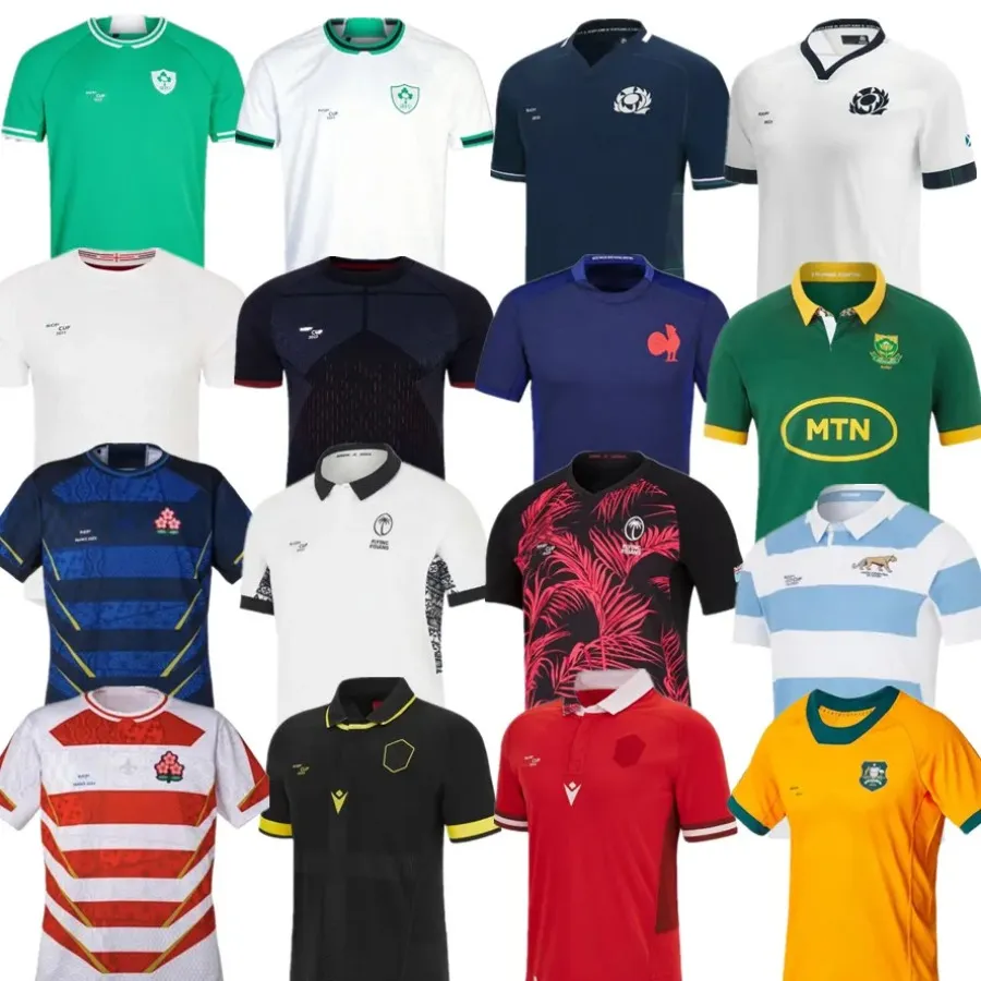 Rugby Jerseys 2023 2024 Fiji Japan Ireland Jersey 23 24 Scotland South Englands African Australia Home Away French Waleser Alternate Rugby Shirt