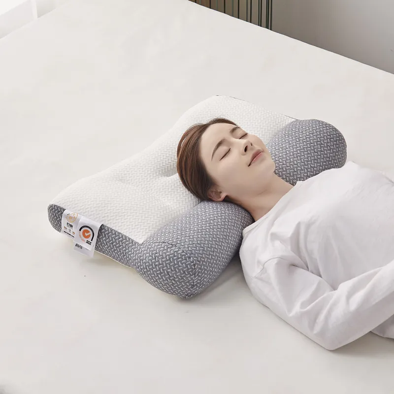 Kudde Ultra Ergonomic Pillow Ergonomic Neck and Spine Orthopedics Lämplig för alla sömnpositioner och kroppskonturer Kuddar 230406