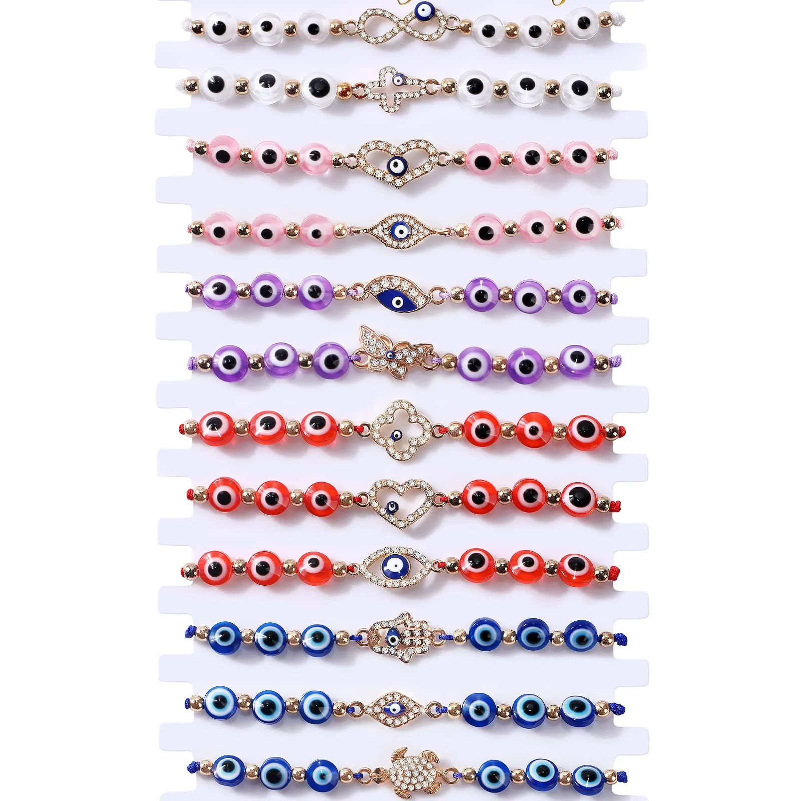 Handmade Mexican Crystal Chain Evil Eye Bracelets Pack For Women, Girls,  And Boys Adjustable With Blue, Red, Or Black String Knot Beads Drop  Delivery Available From Yummy_jewelry, $0.39