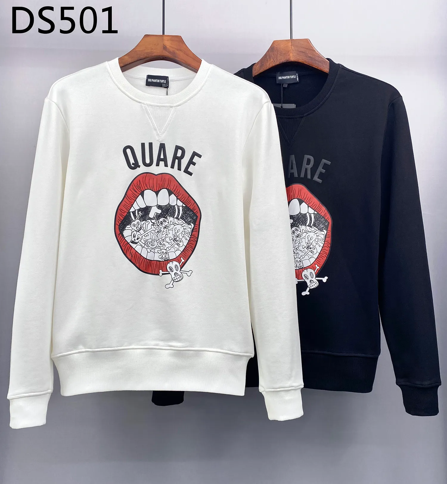 DSQ Phantom Turtle Cool Sweatshirt Herr Designer Hoodies Italy modesweatshirts Autumn Winter Print Man Hoody Male Top Quality 100% Cotton Tops 1236