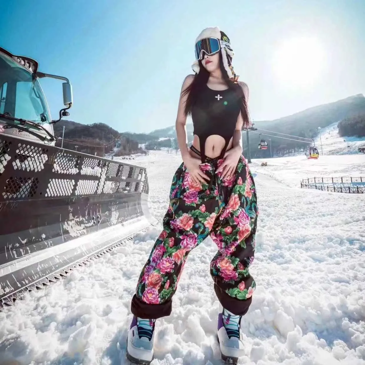 Professional top ski suit