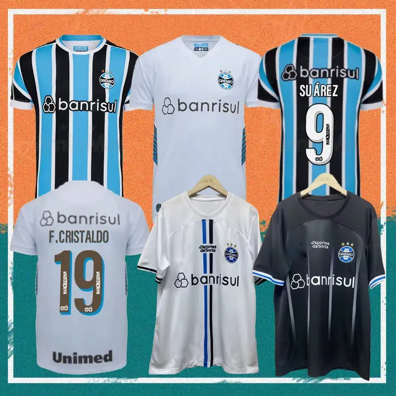 2023 Gremio Paulista Soccer Jerseys 23/24 Home 3 GEROMEL 4 KANNEMANN 7 LUAN Soccer Jersey 9 SUAREZ 11 EVERTON Football Shirt