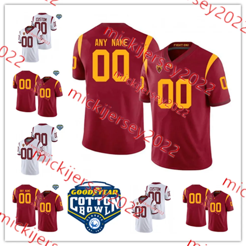 USC Trojans Football Jerseys, Custom Stitched Youth 6 Austin Jones, 24 Julien Simon, Kyron