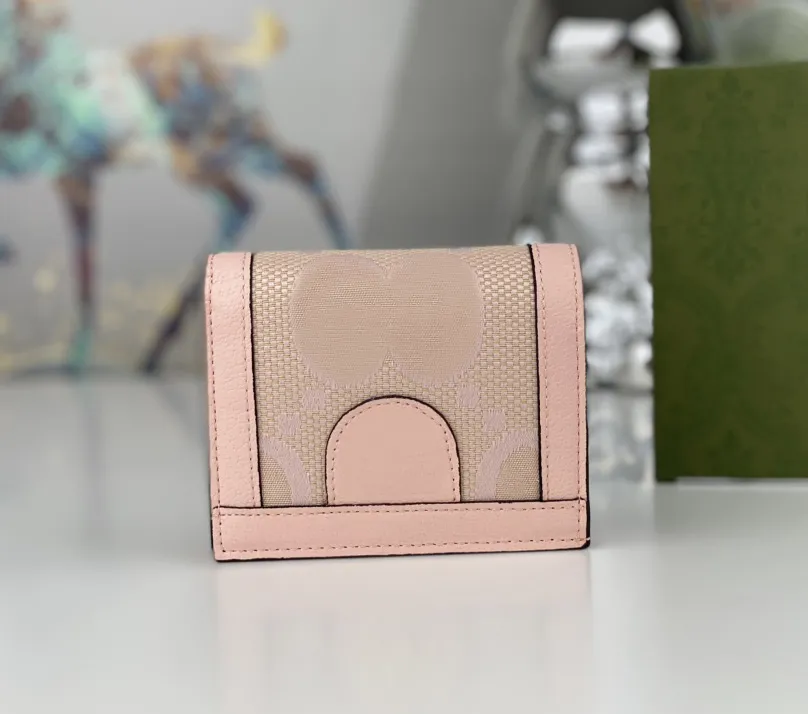 Luxus-Designer-Geldbörsen für Damen von Ophidia, Cion-Geldbörse, klassischer Doppelbrief, kurzer Kartenhalter, hochwertige Damenmode, kleine Clutch, Jackie1961-Tasche mit Originalverpackung