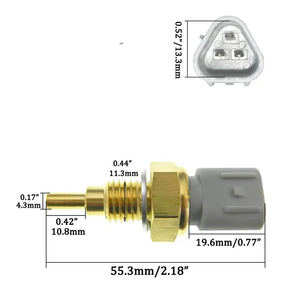 Capteur de température d'eau, pour Toyota Camry Corolla Hiace Paseo Yaris Mazda MX-5 323 626 BT-50 Demio MPV 89422-16010 8942222030