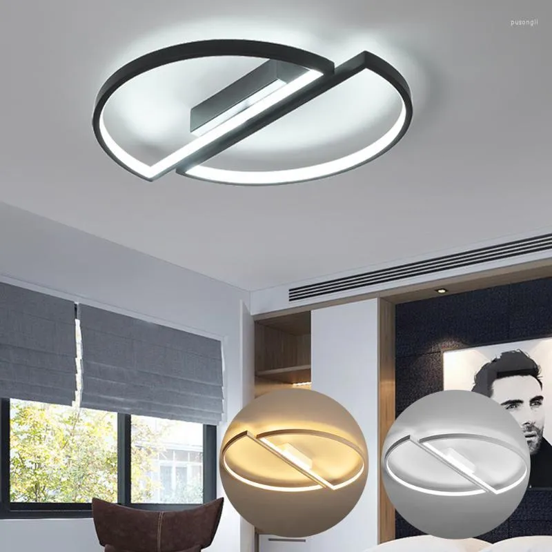 Ceiling Lights Modern LED Light Half Round Circle Lamp For Living Room Dining Bedroom Kitchen Decoration