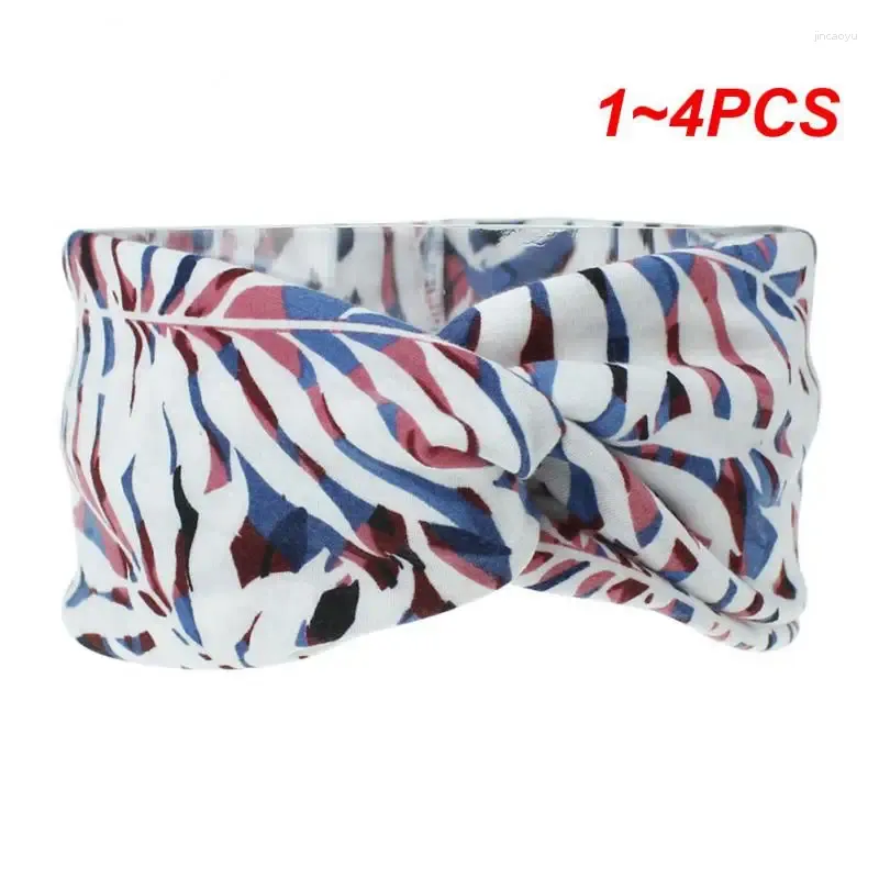 Accessoires de cheveux 1-4pcs couvre-chef bébé bandeau né noeud Boho rétro style floral tête enveloppement bande croisée pour les femmes et