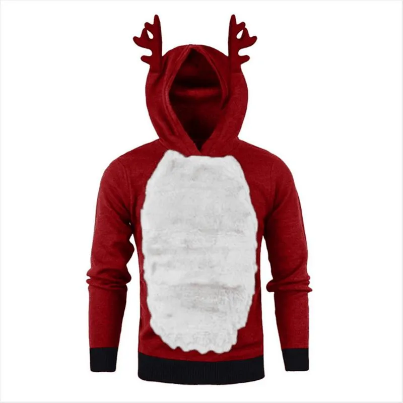 Designer hoodie lyxiga hoodie män s tröjor ful jultröja för gåva Santa Elf rolig pullover kvinnors män tröjor lösa toppar höst vinterkläder