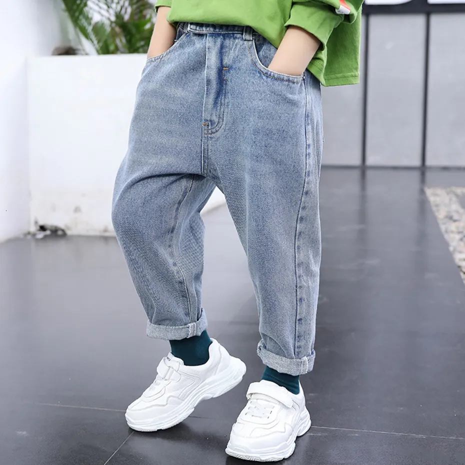 Jeans Preschool Jeans Girls Solid Jeans Girls Casual Style Children's Jeans Spring en Autumn Children's Clothing 230406