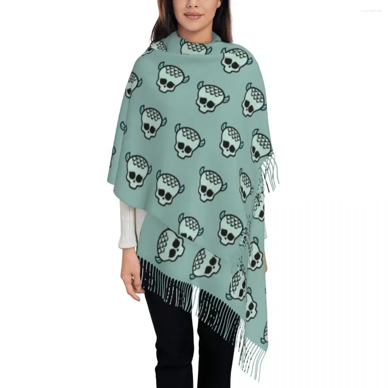 Sjaals Aangepaste Print Lagoona Blauw Logo Sjaal Heren Dames Winter Warm Anime Sjaal Wrap