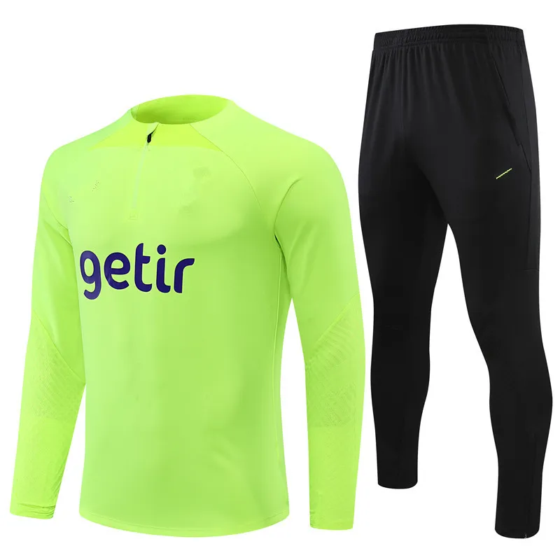 2023 Hot Spurs Tracksuits Soccer SET Training Suit 23 24 New Style