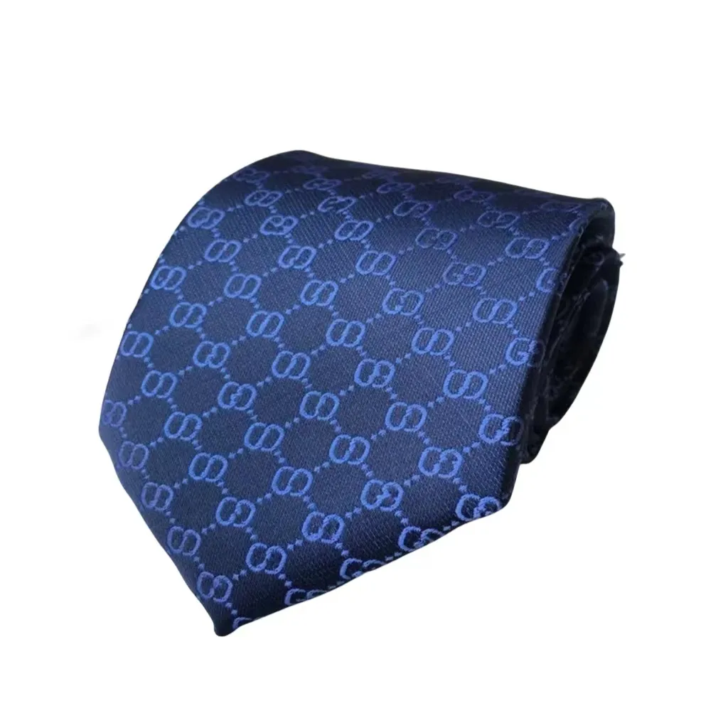 2023 Modische Herren-Krawatte aus 100 % Seide, bedruckt, Schwarz, Blau, für Erwachsene, Jacquard, für Party, Hochzeit, Business, Weberei, modisches Design, Hawaii-Krawatte