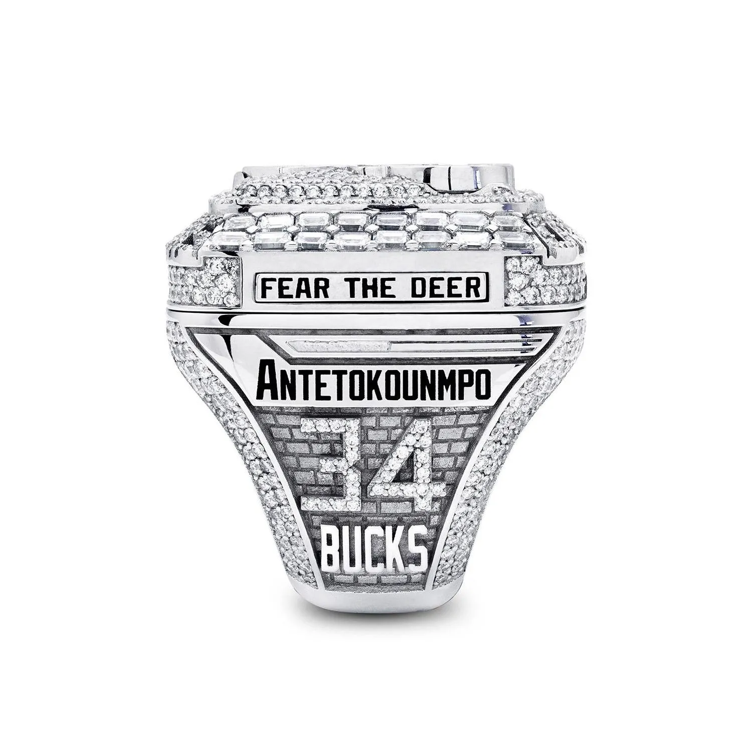 Cluster Ringe Großhandel 2021 Championship Ring Bucks Modegeschenke von Fans und Freunden Ledertasche Teile Zubehör Drop Delivery Dhvkt