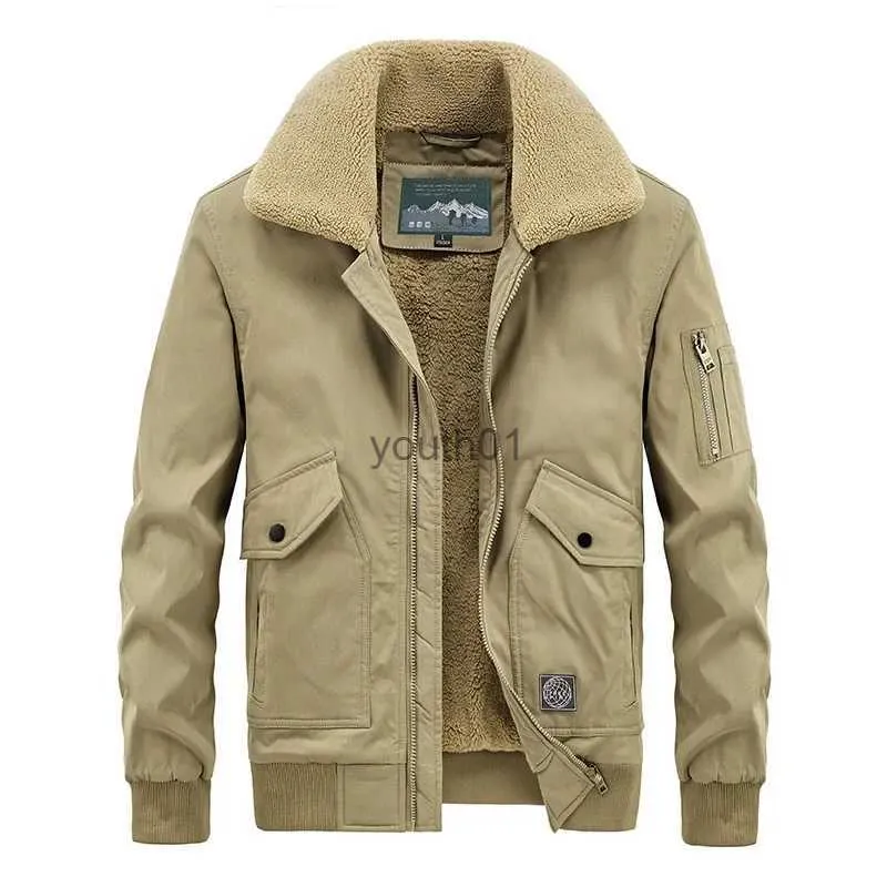 Men's Jackets High Quality Cotton Winter Parkas Men's Clothing Men Fleece Winter Jackets Warm Coats New Fashion Down Jackets Size 4XL YQ231106