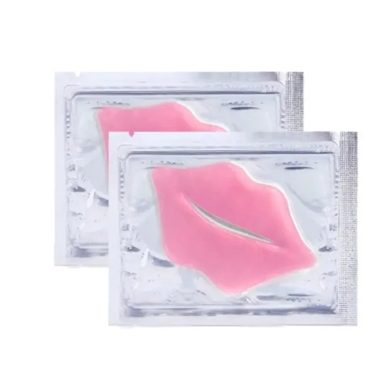 Collagen Crystal Lip Mask Lip Oil Care Hydrating Patches Repair Lines Moisturing Nourishing Lips Plumper Enhancement Gel Pad 50pcs