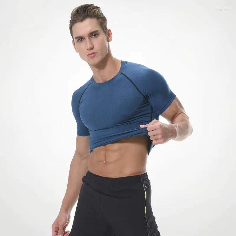 Mens Compression Muscle Fit T Shirts For MMA, Fitness, And Weight