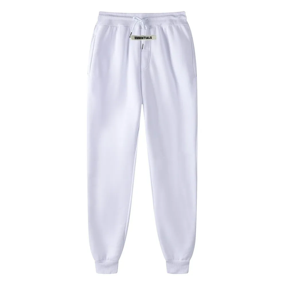 Pantaloni firmati da uomo di moda essenzialifelpe Uomo Donna Pantaloni tinta unita Pantaloni Pantaloni movimento Hip Hop Per felpa con cappuccio esstenials Taglia S-3XL camicie essenziali