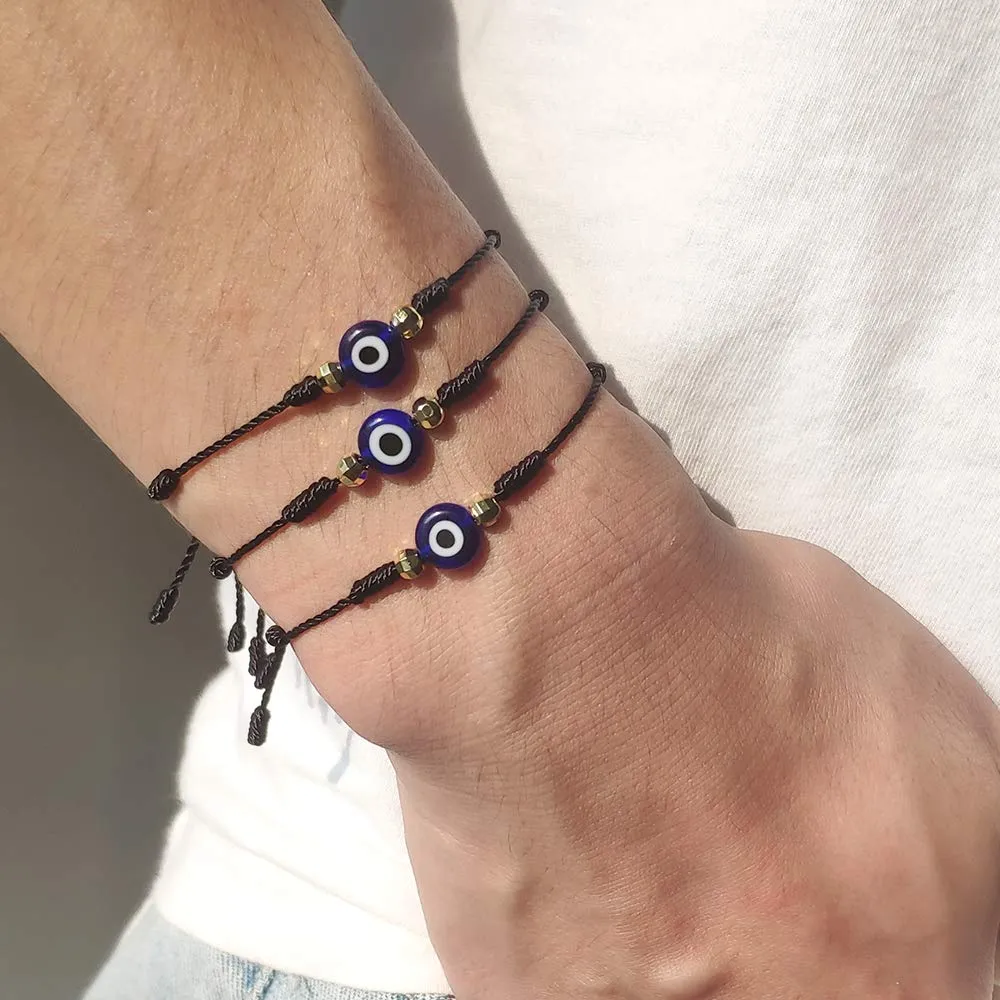 Keten Keuze Uit Alle Boze Oog Armband 7 Knoop Beschermende Armbanden Lucky String Kabh Bescherming Voor Vrouwen Mannen Familie drop Levering Ami6I