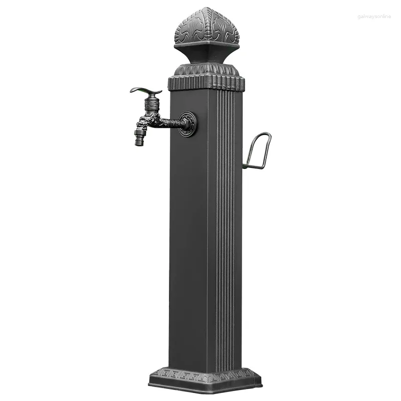 Grifos De Cocina Vintage Columna Negra Grifo Jardin Patio Anticongelante Piso Agrietado Agua De 424 17 DHgate