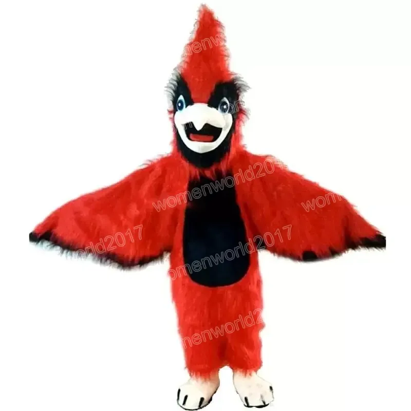 Costume de mascotte d'aigle rouge d'Halloween, tenue de personnage de dessin animé, taille adulte, tenue d'anniversaire, de noël, de carnaval, robe fantaisie pour hommes et femmes