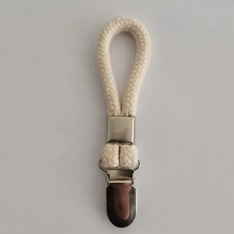 RANRAO Lot de 8 pinces à torchons de salle de bain pour serviettes en coton tressé pour accrocher des articles en tissu, la cuisine et les armoires de salle de bain