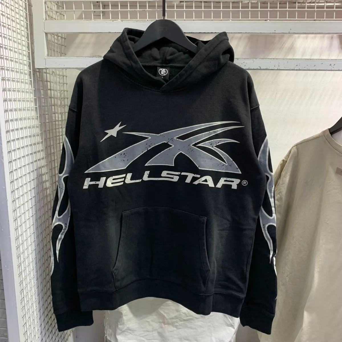 Hellstar Eyeball H706 new hot fashion custom high-end cotton hoodie vintage Shark Doberman Pinscher hoodie Streetwear Pullover Sweatshirts Loose Hoodies Lovers