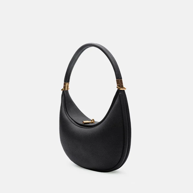 Songmont Luna sacs à bandoulière designer crossbody femme grande capacité portable sac à main en cuir demi-lune luxe simple moderne xb076