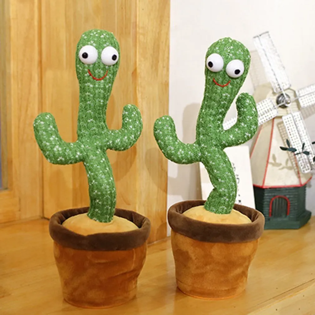 Jouets en Peluche de Cactus,Chantant et Dansant Cactus(120